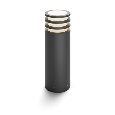 Philips Hue Lucca Outdoor Pedestal Lantern | E27 | 9 W | Warm white