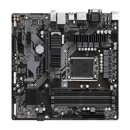 Gigabyte | B760M DS3H DDR4 1.0 M/B | Processor family Intel | Processor socket LGA1700 | DDR4 DIMM | Memory slots 4 | Supported hard disk drive interfaces SATA, M.2 | Number of SATA connectors 4 | Chipset Intel B760 Express | Micro ATX