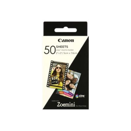 50 sheets | ZP-2030 | Photo Paper | White | 5 x 7.6 cm