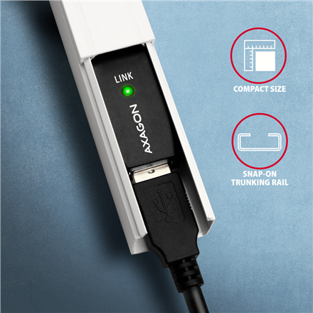AXAGON | USB repeater cable, 10 m | ADR-210B | USB Type A - USB Type B