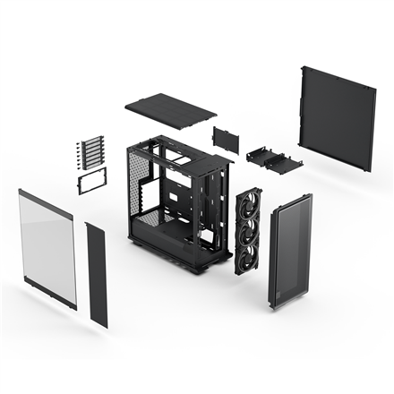 Fractal Design Case | Epoch | Black TG RGB Light Tint | ATX