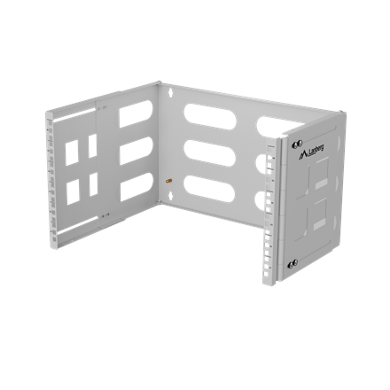 Lanberg Folding Bracket Wall-mount 19" 6U | FB01-5406-10S | Grey
