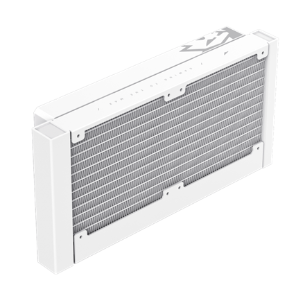Gamemax CPU Liquid Cooler | GLACIER 240 LCD WH | White