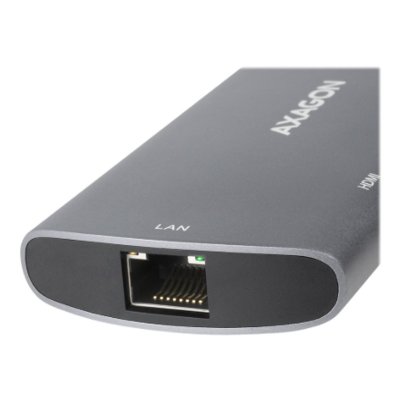 AXAGON SuperSpeed USB-C Combo 6in1 Hub | HMC-6M2