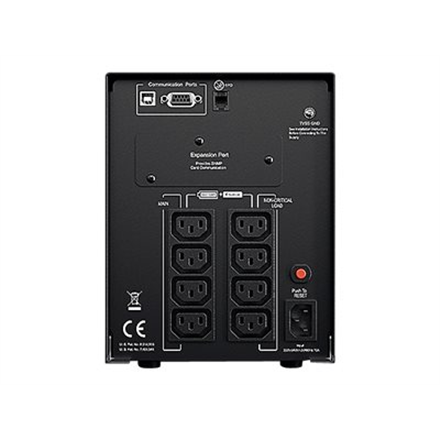 CyberPower | Smart App UPS Systems | PR1000ELCD | 1000 VA | 900 W