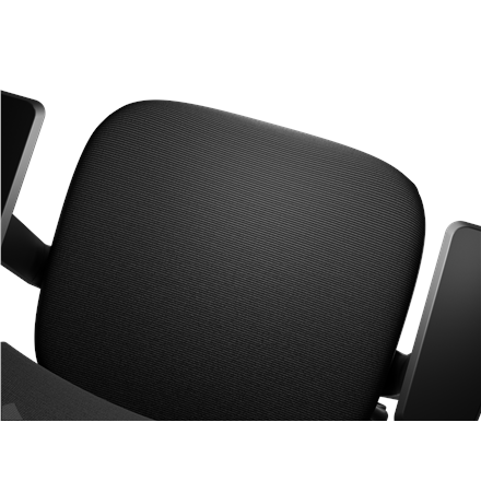 Genesis Ergonomic Chair Astat 200 Base material Nylon; Castors material: Nylon with CareGlide coating | Black
