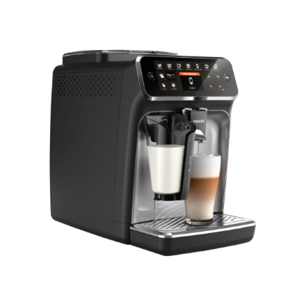 Philips Coffee maker | EP4346/71 4300 Series | Pump pressure 15 bar | Built-in milk frother | Fully Automatic | 1500 W | Black