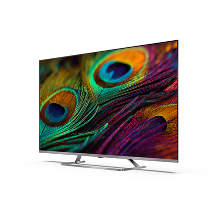 Sharp 4K QLED MiniLED TV | 50JP7265E | 50 | Smart TV | Google TV | UHD | Silver
