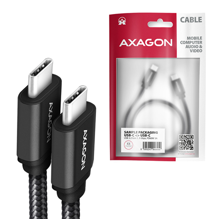 AXAGON | Data and charging cable | BUCM3-CM20AB | USB Type-C to USB Type-C