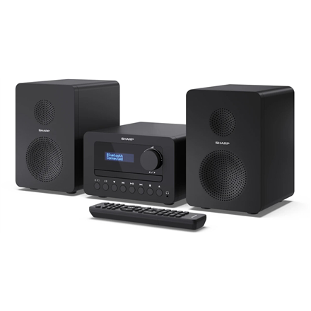 Sharp XL-B520D(BK) Tokyo Hi-Fi Micro System 2.0, FM/DAB/DAB+/USB, CD, Bluetooth 5.0, Aux-in, Black | Sharp | Tokyo Hi-Fi Micro System 2.0 | XL-B520D(BK) | Yes | Bluetooth | Black