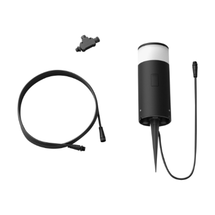 Philips Hue WCA Calla Outdoor Bollard, Black | 8 W | 2000-6500 Hue White Colour Ambiance
