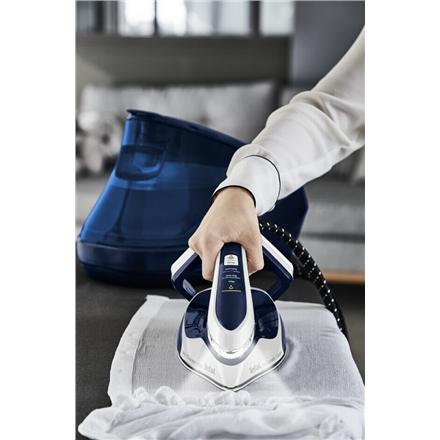 TEFAL | Steam Station | GV9812 Pro Express | 3000 W | 1.2 L | 8.1 bar | Auto power off | Vertical steam function | Calc-clean function | Blue