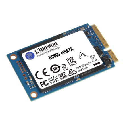 Kingston | KC600 | 256 GB | Solid-state drive interface mSATA | Read speed 550 MB/s | Write speed 500 MB/s
