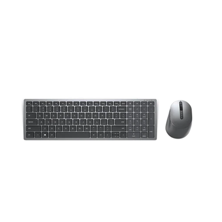 Dell | Keyboard and Mouse | KM7120W | Keyboard and Mouse Set | Wireless | Batteries included | Bluetooth | Wireless connection | NORD | Titan Gray