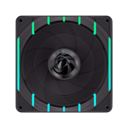 Gamemax Case Fan | TORNADO T14 ARGB-R | Black