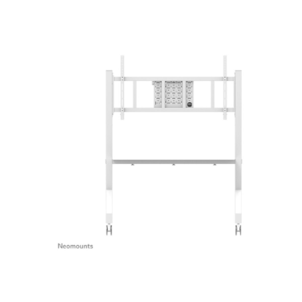 Neomounts Floor stand | FL50-575WH1 TV trolley | Adjustable Height | 65-110 " | Maximum weight (capacity) 125 kg | White