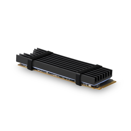 AXAGON Passive aluminum heatsink for all M.2 SSDs, size 2280, high 6 mm | CLR-M2L6