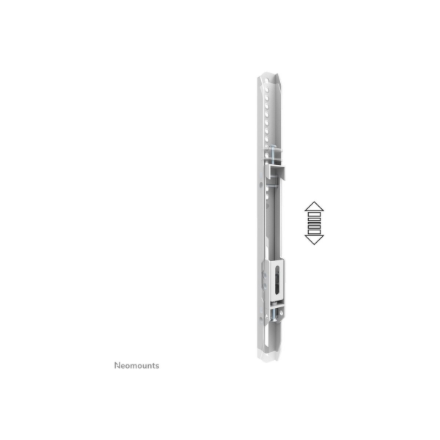 Neomounts Floor stand | ADM-875WH2 Dual screen adapter | Adjustable Height | 42-65 " | Maximum weight (capacity) 40 kg | White
