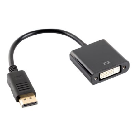 Lanberg Adapter Dual Link DisplayPort 1.2 to DVI-I | AD-0007-BK