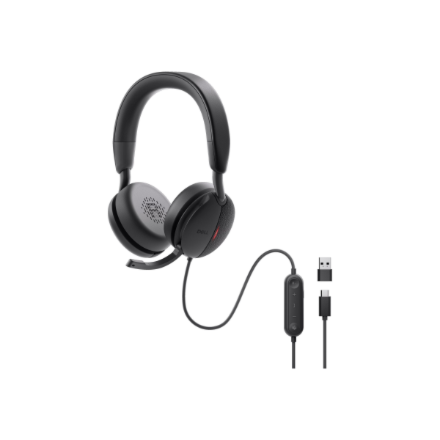 Dell | Pro On-Ear Headset | WL5024 | Built-in microphone | Wireless | ANC | Black