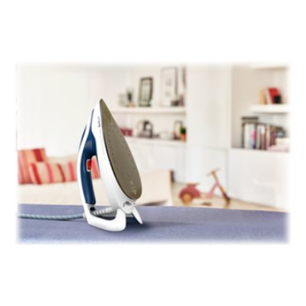TEFAL | Steam Generator | GV9221E0 Pro Express Protect | 2600 W | 1.8 L | 7.6 bar | Vertical steam function | Calc-clean function | Blue/White