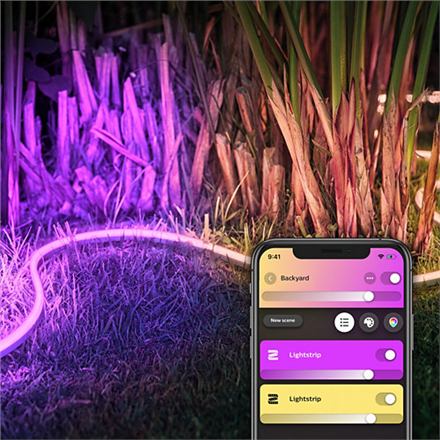 Philips Hue | Lightstrip | Hue White and Colour Ambiance | White and colored light