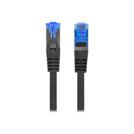 Lanberg | Patchcord Cat.6A S/FTP LSZH CCA | PCF6A-10CC-0150-BK | 1.5 m | Black