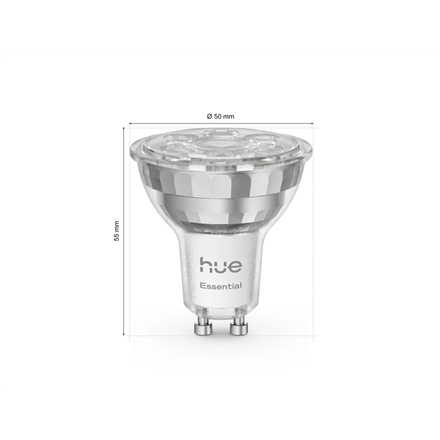 Philips Hue E WCA 345 GU10 3P EU | E27 | 8 W | 16 million colors, White and colored light