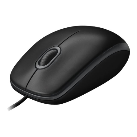 Logitech | Mouse | B100 | Wired | Black