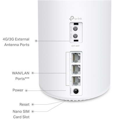 TP-LINK Deco X10-4G(1-pack) 4G+ AX1500 Whole Home Mesh Wi-Fi 6 Router | TP-LINK 4G+ AX1500 Whole Home Mesh Wi-Fi 6 Router | Deco X10-4G (1-pack) | 802.11ax | 1201 Mbit/s | Mesh Support No | MU-MiMO No | No mobile broadband