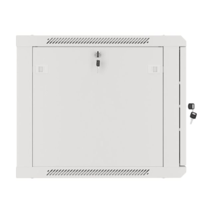 Lanberg | Rack cabinet 19" wall-mount 9U/600x600 (flat pack) for self-assembly with metal door | WF01-6609-00S | Grey