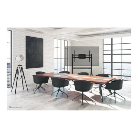 Neomounts Floor stand | FL50-525BL1 TV trolley | Adjustable Height | 55-86 " | Maximum weight (capacity) 76 kg | Black
