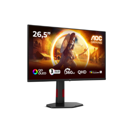 AOC Q27G4SDR | 27 " | QD-OLED | QHD | 16:9 | 360 Hz | 0.03 ms | 2560 x 1440 pixels | 1000 cd/m² | HDMI ports quantity 2 | Black