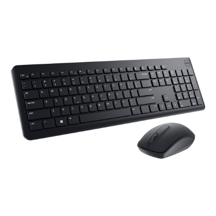 Dell | Keyboard and Mouse | KM3322W | Keyboard and Mouse Set | Wireless | Batteries included | Wireless connection | US | Black