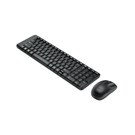 Logitech | Combo Wireless Keyboard and Mouse | MK220 | Keyboard and Mouse | Wireless | Mouse included | US | N/A | Black