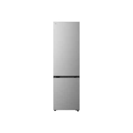 LG Refrigerator | GBBS322CPY | Energy efficiency class C | Free standing | Combi | Height 203 cm | Fridge net capacity 262 L | Freezer net capacity 113 L | Display | 34 dB | Prime Silver