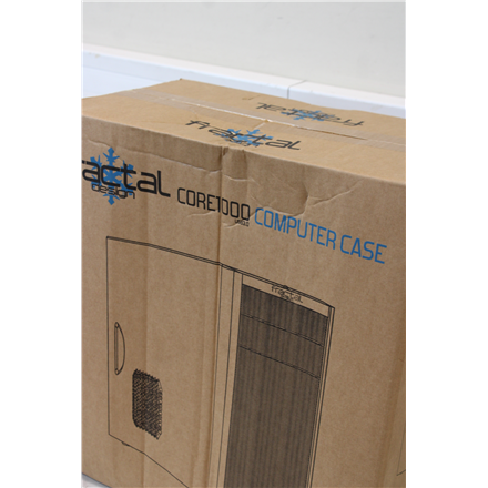 SALE OUT. Fractal Design Core 1000 USB 3.0 | SALE OUT. SALE OUT. Fractal Design | Core 1000 USB 3.0 | Black | Micro ATX | DAMAGED PACKAGING, BENT ON THE SIDE