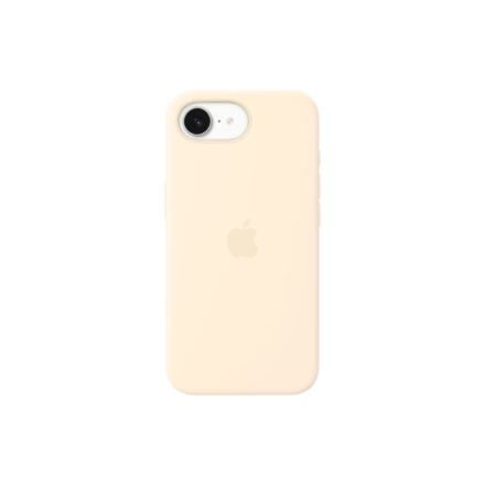 Apple iPhone 17e Silicone Case with MagSafe – Vanilla | Apple