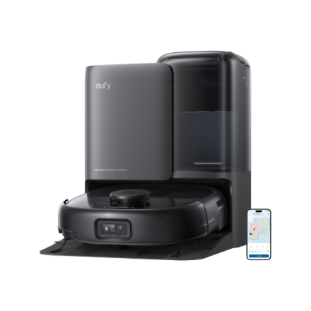 Anker Eufy Robot Vacuum Cleaner | Omni E25 | Wet&Dry | Operating time (max) 180 min | Dust capacity 3 L | 20000 Pa | Black