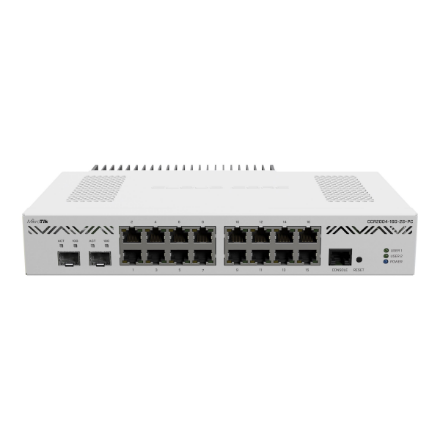 Mikrotik CCR2004-16G-2S+PC | Ethernet Router | CCR2004-16G-2S+PC | 10/100/1000 Mbit/s | Mesh Support No | MU-MiMO No | No mobile broadband