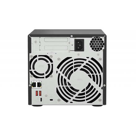QNAP | 4-Bay QTS and QuTS hero NAS | TS-473A-8G | Up to 4 HDD/SSD Hot-Swap | AMD Ryzen | Ryzen V1500B Quad-Core | Processor frequency 2.2 GHz | 8 GB | DDR4