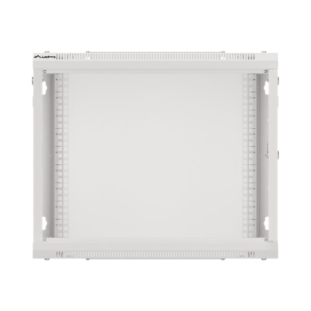 Lanberg | Rack cabinet 19" wall-mount 9U/600x600 (flat pack) for self-assembly with metal door | WF01-6609-00S | Grey