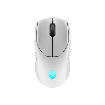 Dell | Mouse | Alienware Tri-Mode AW720M | Wireless | 2.4GHz Wireless Gaming Mouse | Wireless - 2.4 GHz, Bluetooth 5.1. USB-C | Lunar light