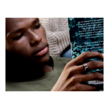 Ultrahuman | Ring Air | Space Silver | Size 11 | Smart Ring