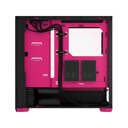 Fractal Design | Pop Air RGB | Side window | Magenta Core TG Clear Tint | ATX, mATX, Mini ITX | ATX