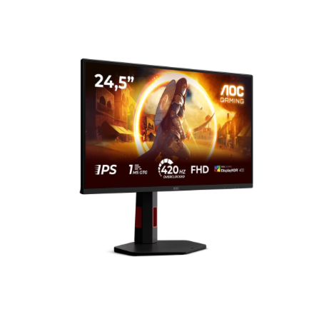 AOC | 25G4KUR | 25 " | Fast IPS | FHD | 16:9 | 420 Hz | 1 ms | 1920 x 1080 pixels | 350 cd/m² | HDMI ports quantity 2 | Black