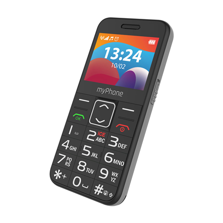 myPhone HALO | 3 LTE | Black | 2.4 " | IPS | 48 MB | 128 MB | Dual SIM | Nano SIM | 3G | Bluetooth | 2.1 | USB version Type-C | Built-in camera | Main camera resolution 0.3 MP | 1400 mAh
