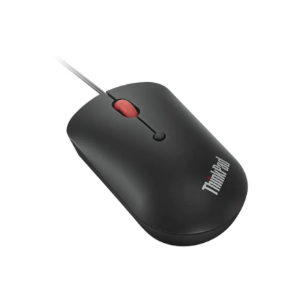 Lenovo | ThinkPad USB-C Wired Compact Mouse | USB-C | Raven black