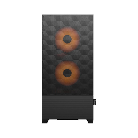 Fractal Design | Pop Air RGB | Side window | Orange Core TG Clear Tint | ATX, mATX, Mini ITX | ATX