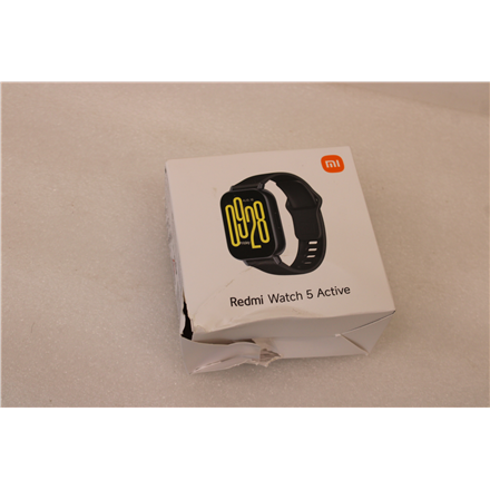 SALE OUT. Xiaomi Redmi Watch 5 Active, Midnight Black | SALE OUT. Redmi Watch 5 Active | Smart watch | LCD | 2.0” | Waterproof | Midnight Black | DAMAGED PACKAGING